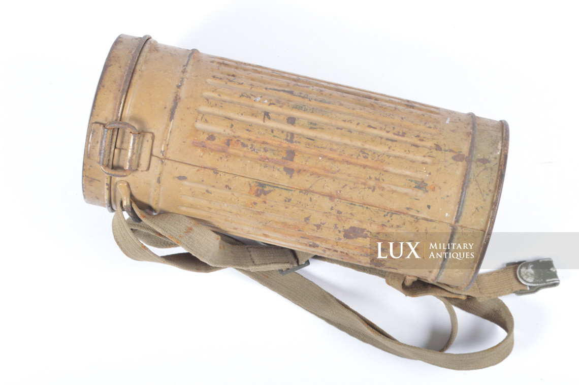 German gas mask canister in tan camouflage, « DAK » - photo 9