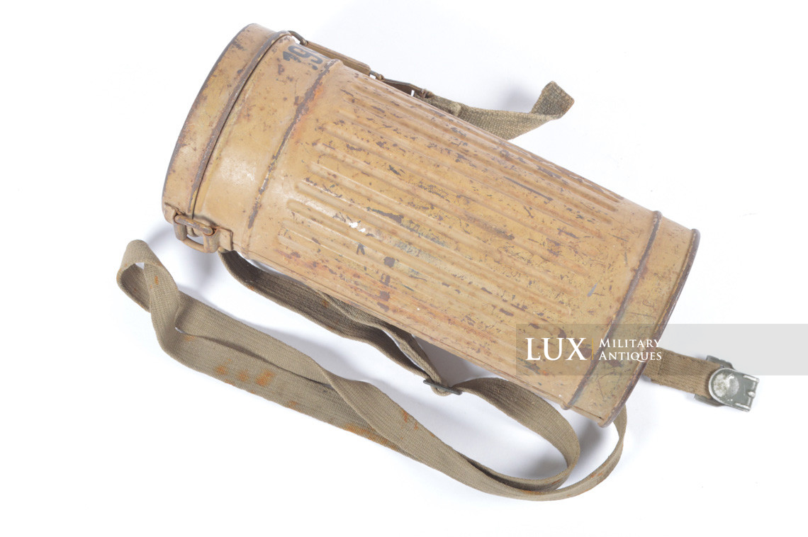 German gas mask canister in tan camouflage, « DAK » - photo 10