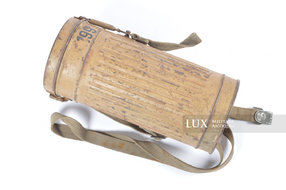 German gas mask canister in tan camouflage, « DAK » - photo 11