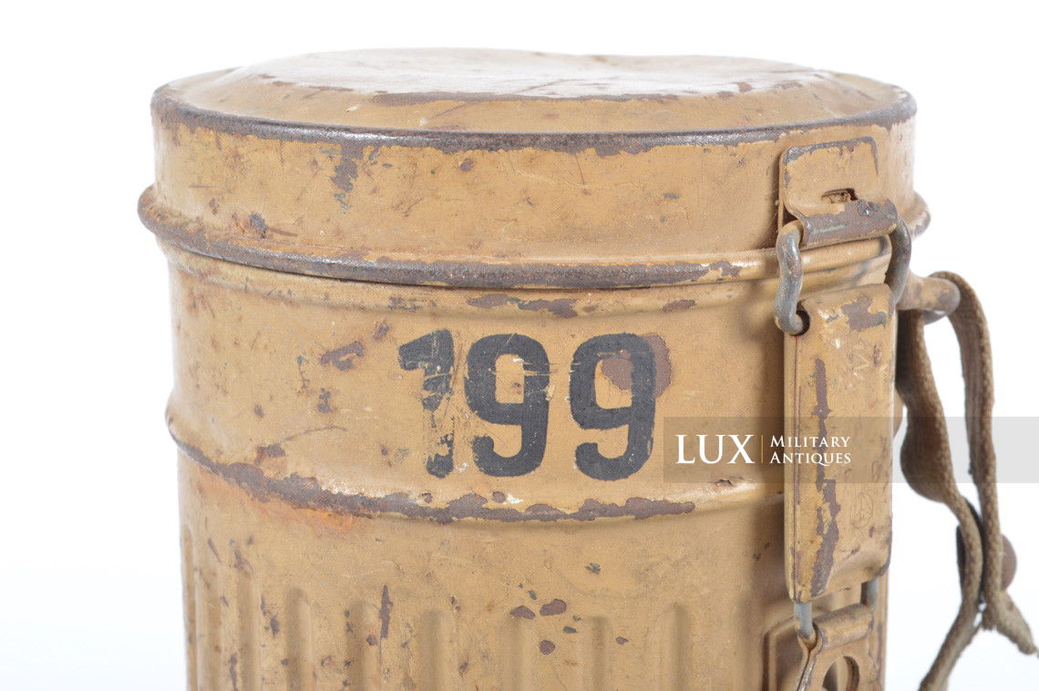 German gas mask canister in tan camouflage, « DAK » - photo 15