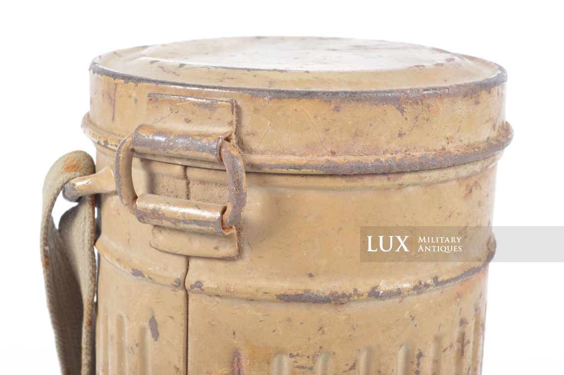 German gas mask canister in tan camouflage, « DAK » - photo 17