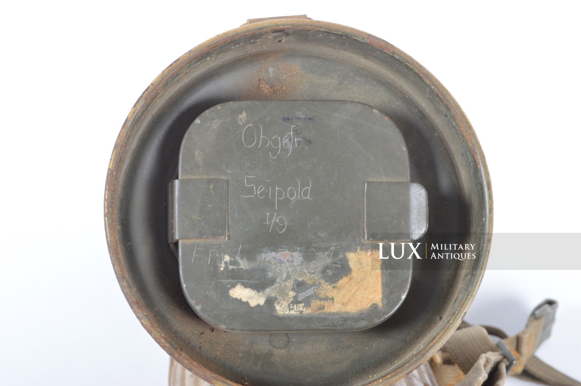 German gas mask canister in tan camouflage, « DAK » - photo 39