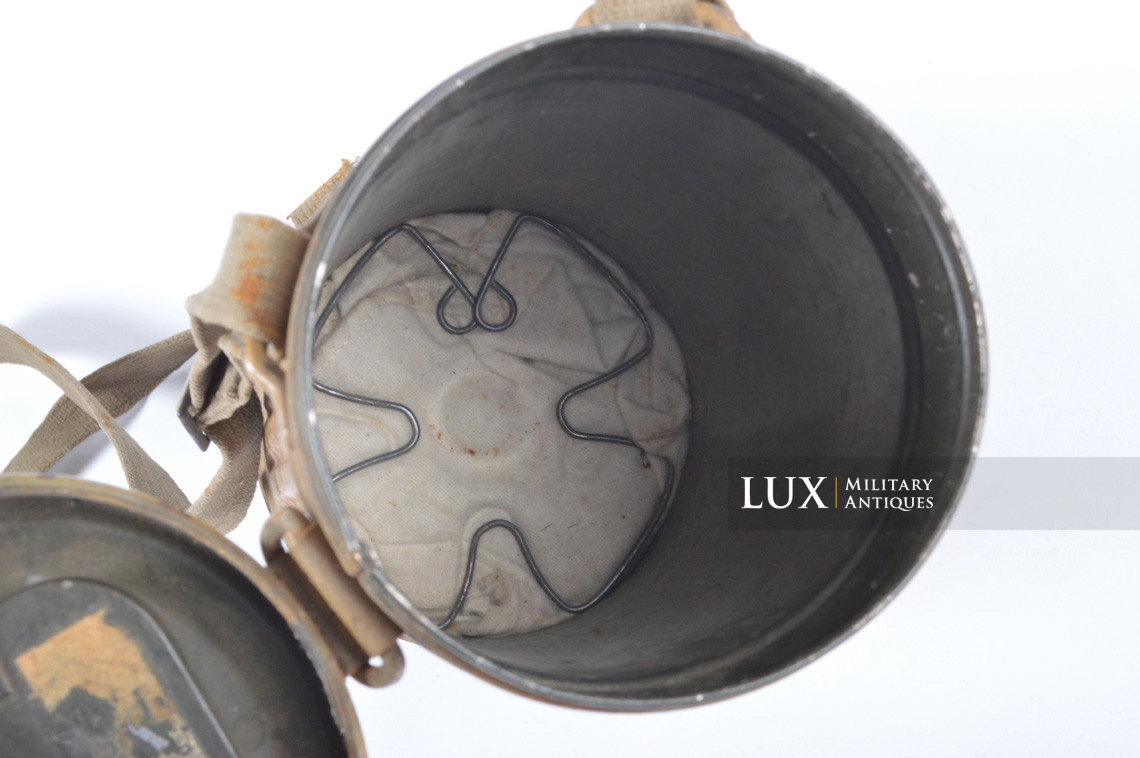 German gas mask canister in tan camouflage, « DAK » - photo 49