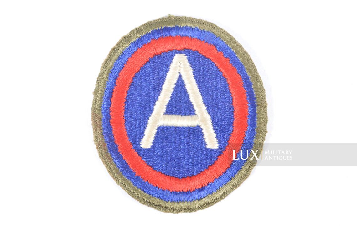 3rd US Army shoulder patch, green back - photo 4