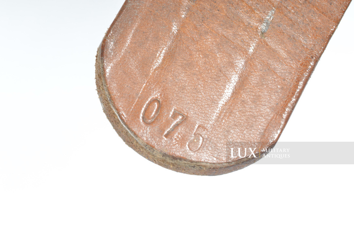 Unissued German Luftwaffe combat service leather belt, « 1941 » - photo 15