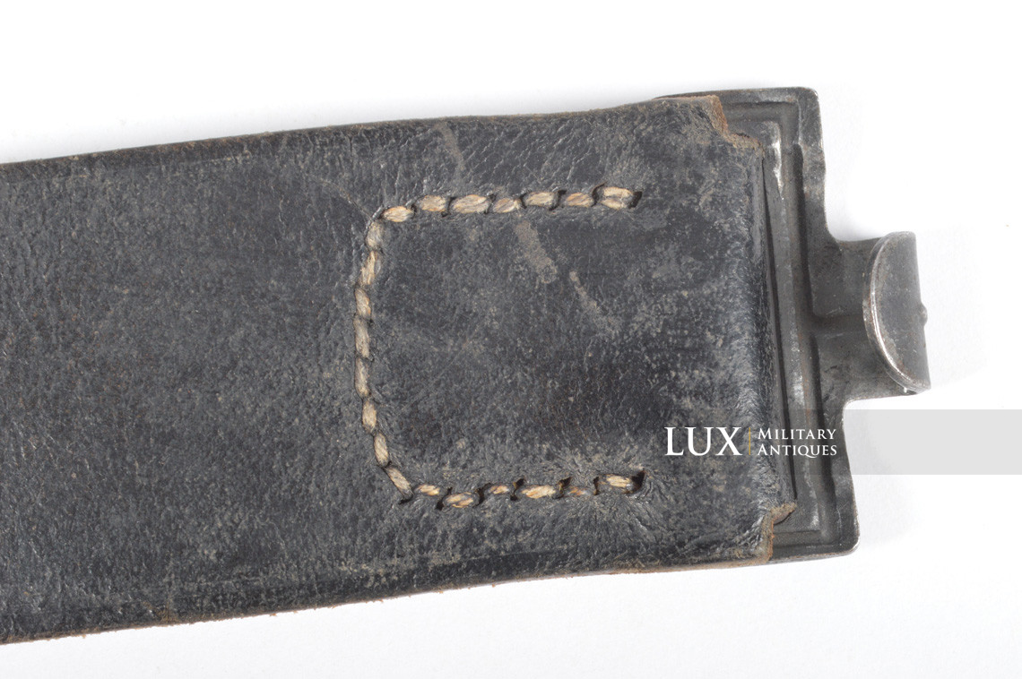Unissued German Luftwaffe combat service leather belt, « 1941 » - photo 10