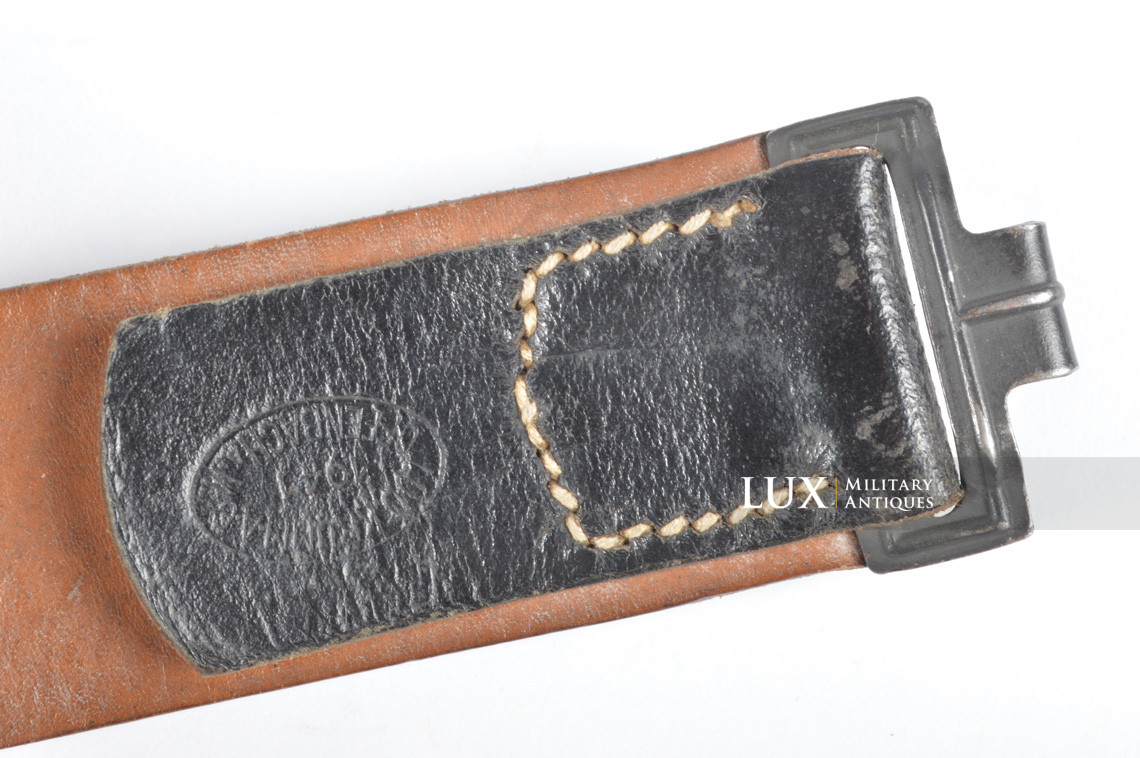 Unissued German Luftwaffe combat service leather belt, « 1941 » - photo 8