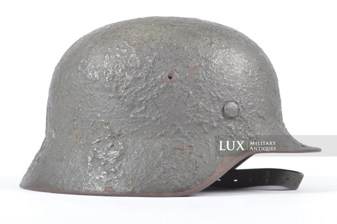 M40 German sawdust textured camouflage combat helmet, « Gren. Moritz » - photo 10