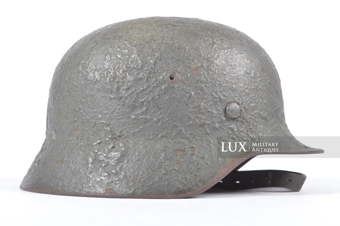 M40 German sawdust textured camouflage combat helmet, « Gren. Moritz » - photo 10