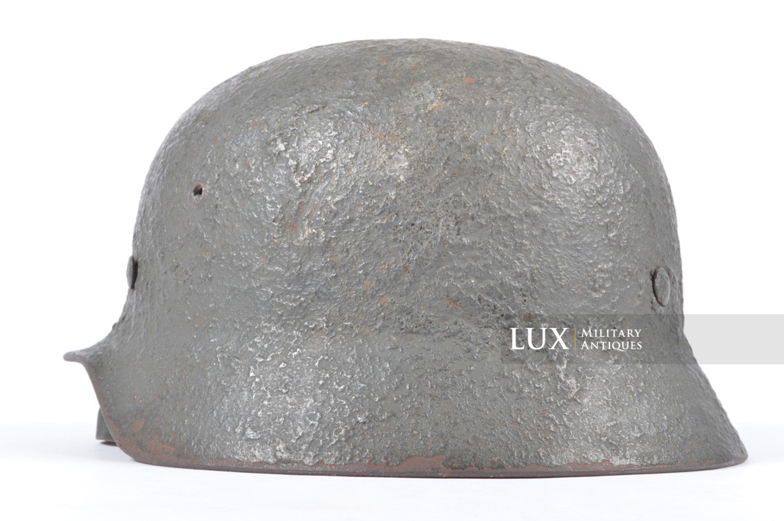 M40 German sawdust textured camouflage combat helmet, « Gren. Moritz » - photo 13
