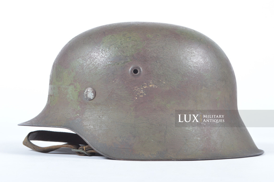 M42 Luftwaffe two-tone brush camouflage combat helmet, « NS66 » - photo 4