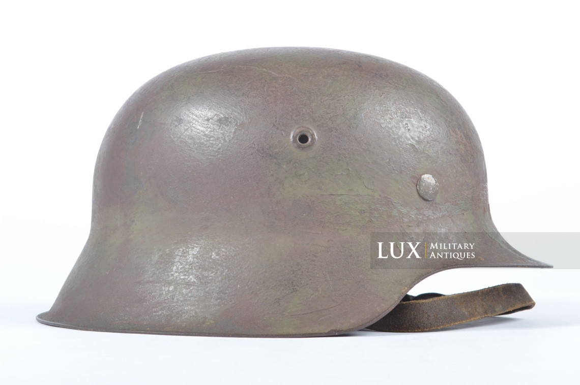 M42 Luftwaffe two-tone brush camouflage combat helmet, « NS66 » - photo 10