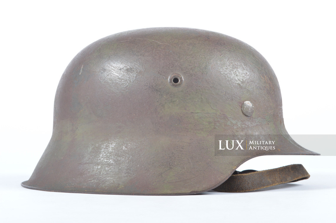 Casque M42 Luftwaffe camouflé deux tons au pinceau, « NS66 » - photo 10