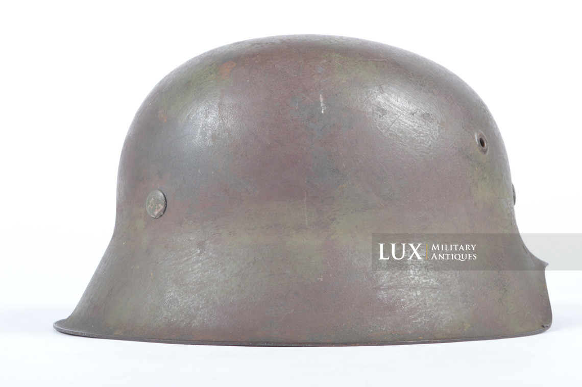 Casque M42 Luftwaffe camouflé deux tons au pinceau, « NS66 » - photo 11