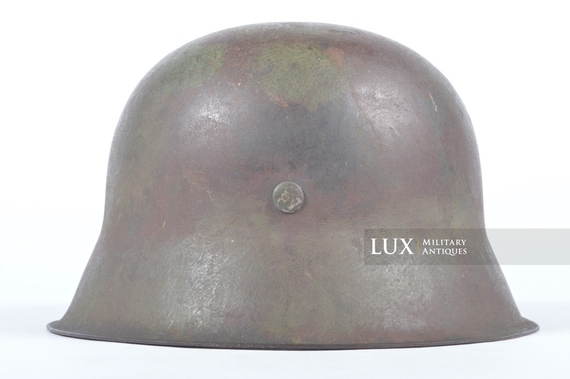 M42 Luftwaffe two-tone brush camouflage combat helmet, « NS66 » - photo 12