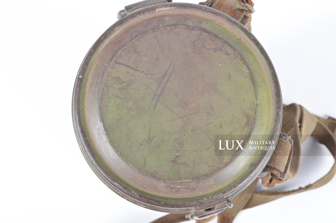 German two-tone camouflage gas mask canister set, « Gefr. Bopp » - photo 13