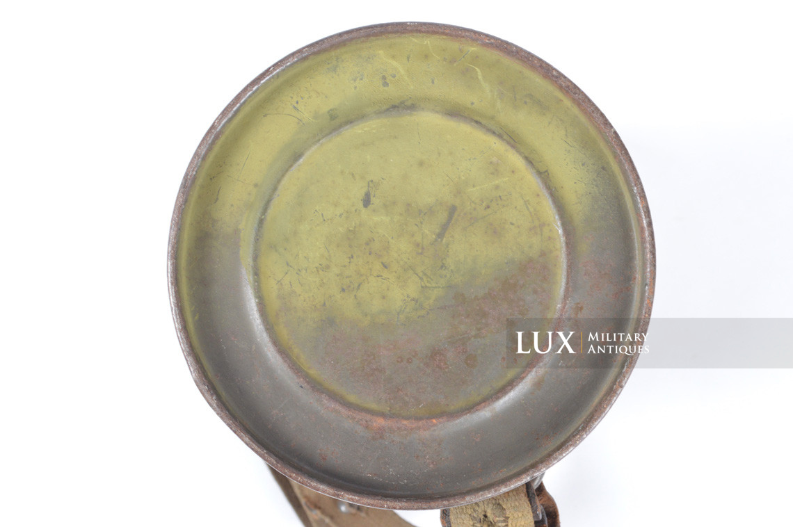 German two-tone camouflage gas mask canister set, « Gefr. Bopp » - photo 15