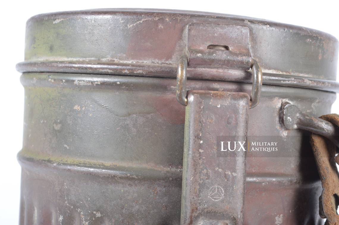 German two-tone camouflage gas mask canister set, « Gefr. Bopp » - photo 20