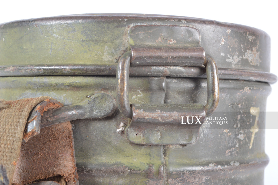 German two-tone camouflage gas mask canister set, « Gefr. Bopp » - photo 22