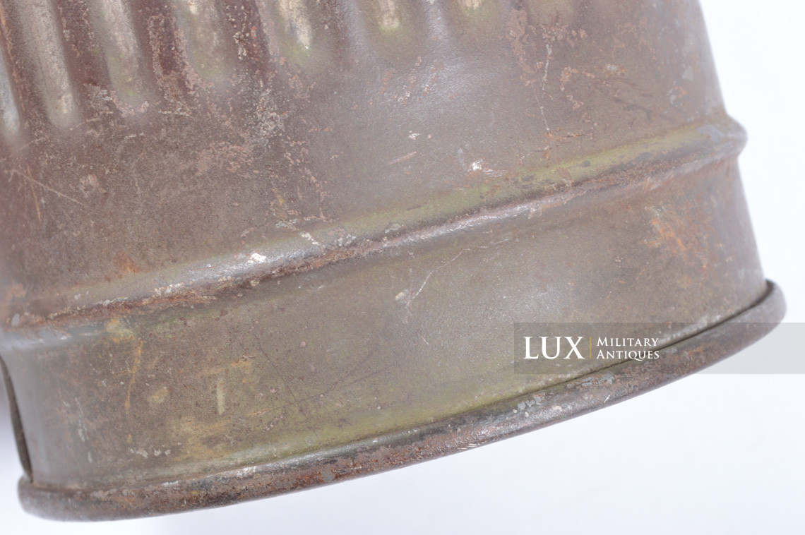 German two-tone camouflage gas mask canister set, « Gefr. Bopp » - photo 23