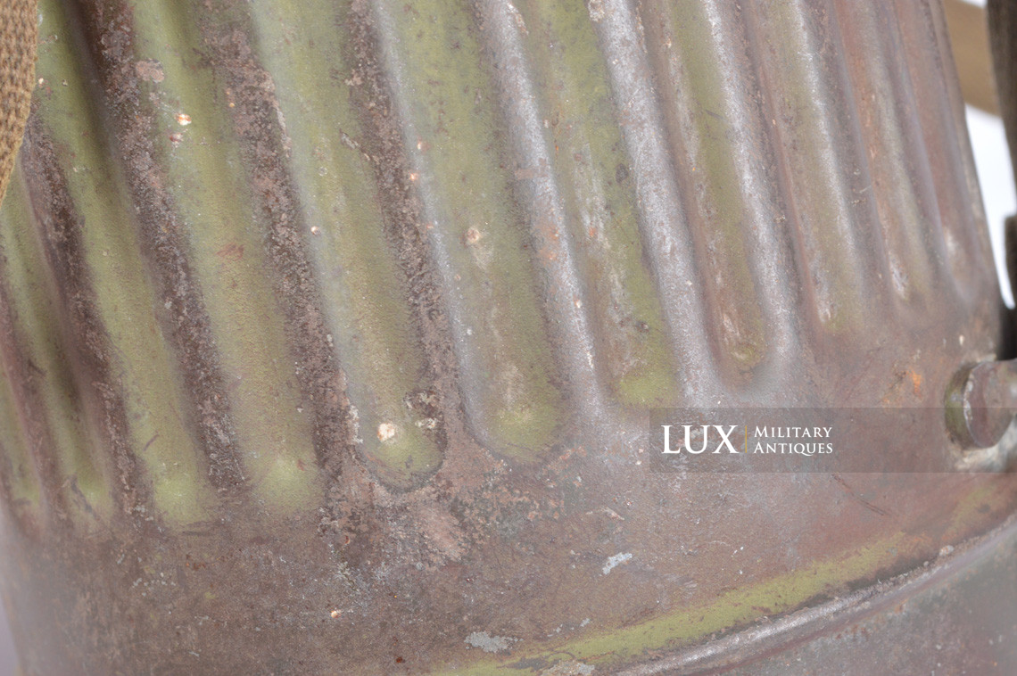German two-tone camouflage gas mask canister set, « Gefr. Bopp » - photo 25