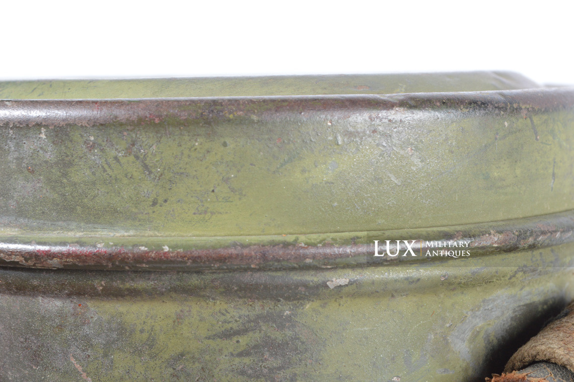 German two-tone camouflage gas mask canister set, « Gefr. Bopp » - photo 29
