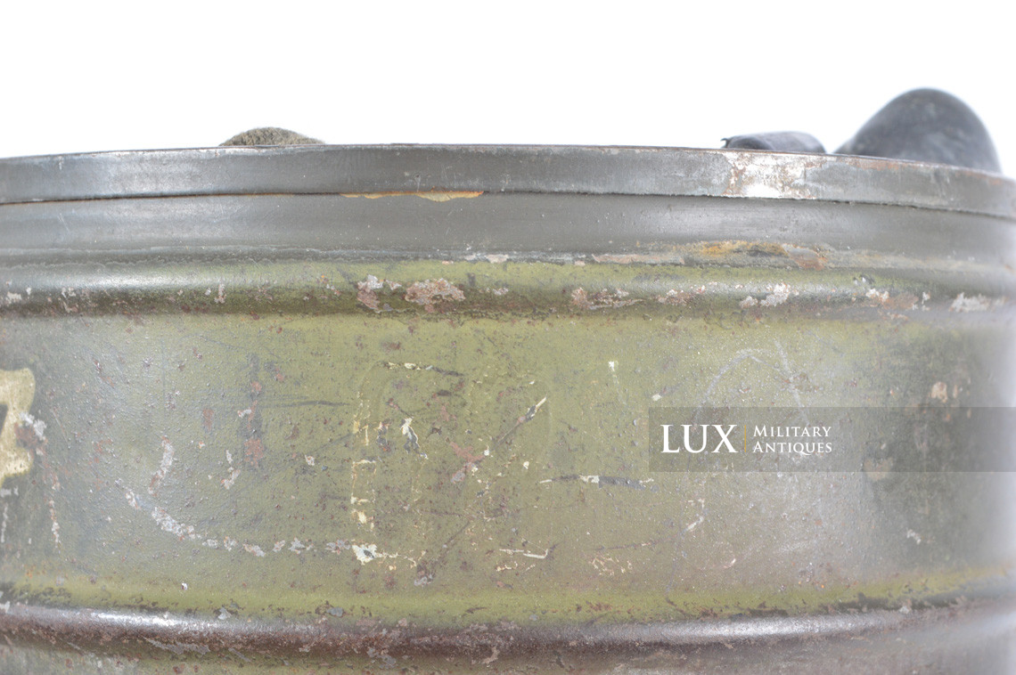 German two-tone camouflage gas mask canister set, « Gefr. Bopp » - photo 30