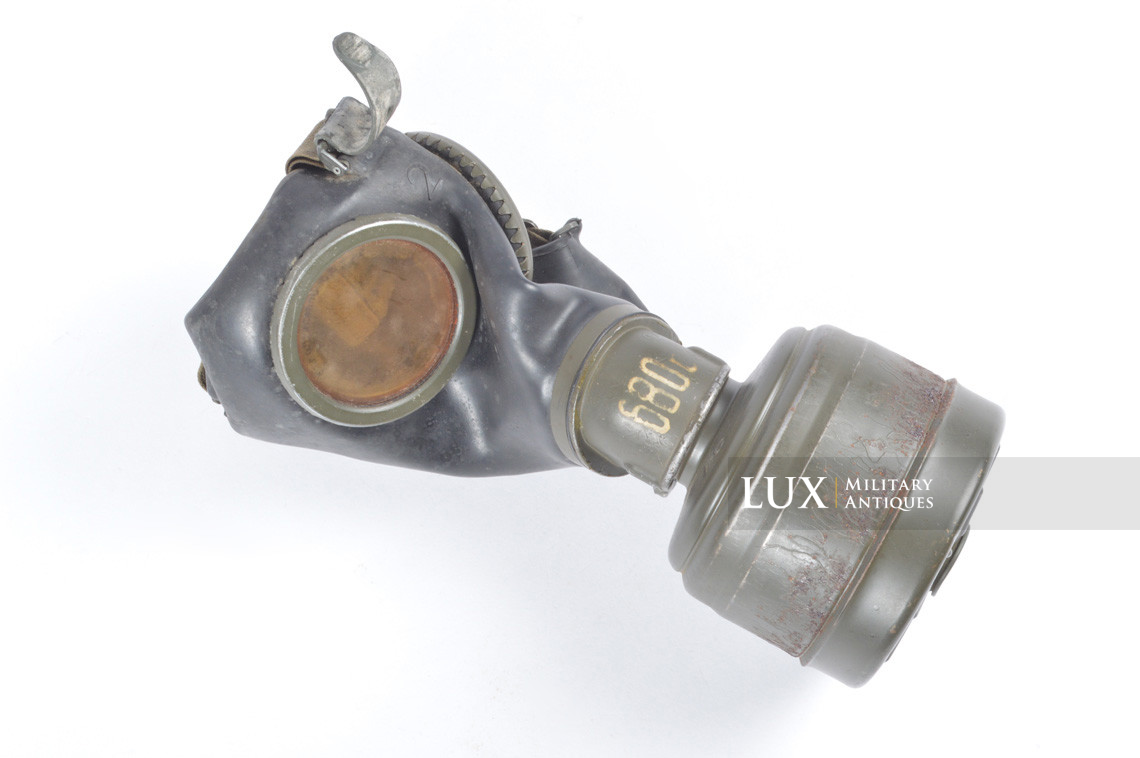 German two-tone camouflage gas mask canister set, « Gefr. Bopp » - photo 50