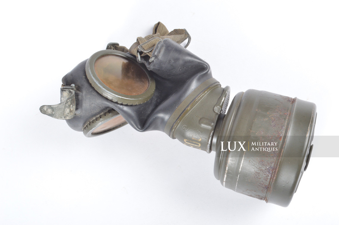 German two-tone camouflage gas mask canister set, « Gefr. Bopp » - photo 51
