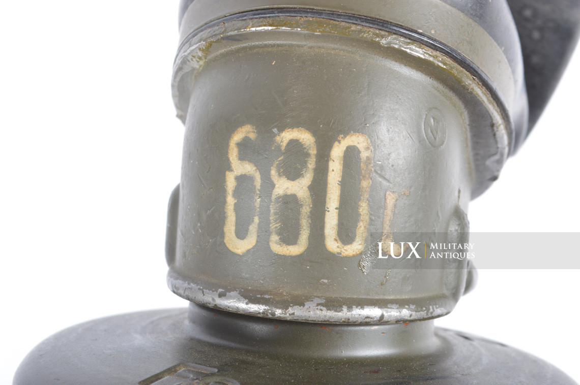 German two-tone camouflage gas mask canister set, « Gefr. Bopp » - photo 52
