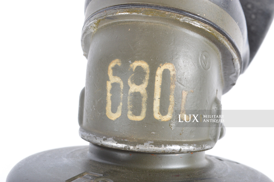 German two-tone camouflage gas mask canister set, « Gefr. Bopp » - photo 52