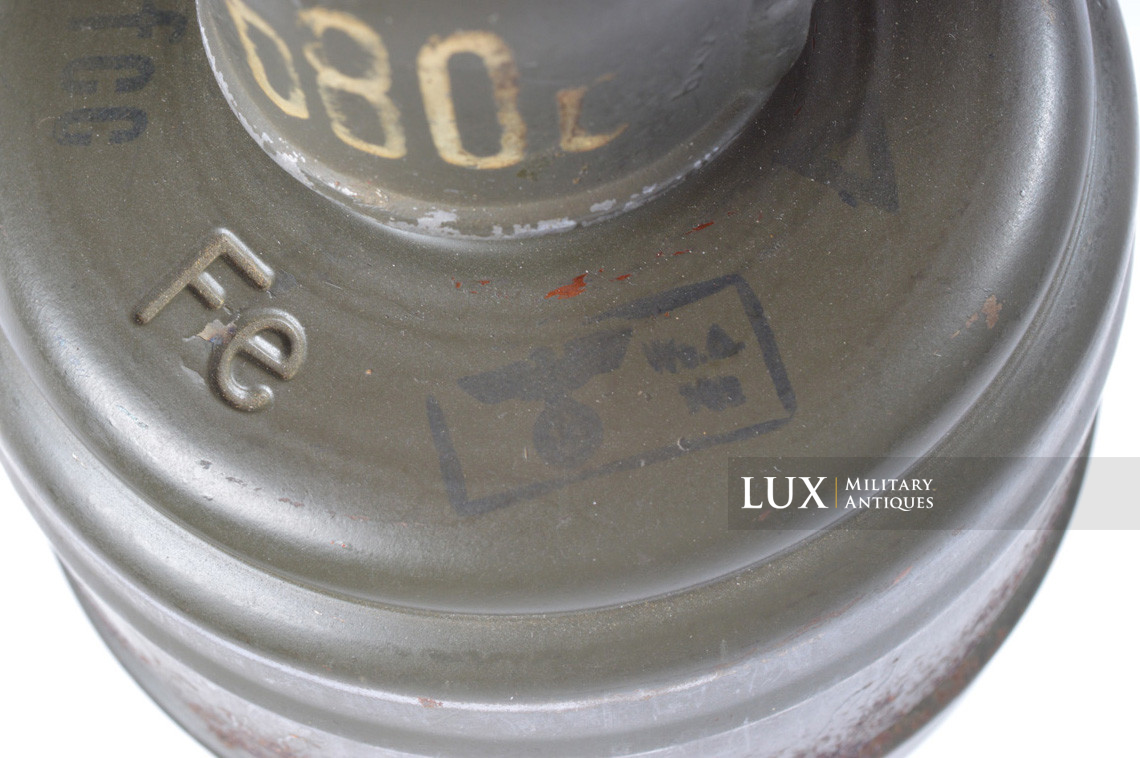 German two-tone camouflage gas mask canister set, « Gefr. Bopp » - photo 55