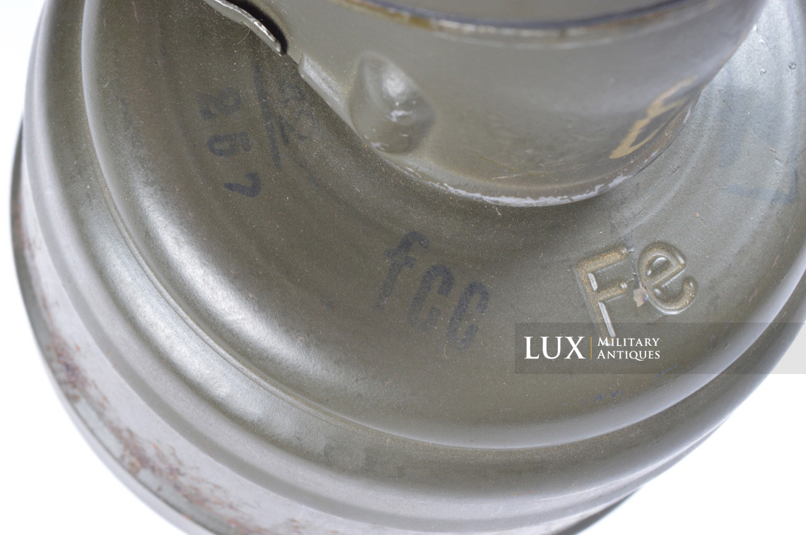 German two-tone camouflage gas mask canister set, « Gefr. Bopp » - photo 56