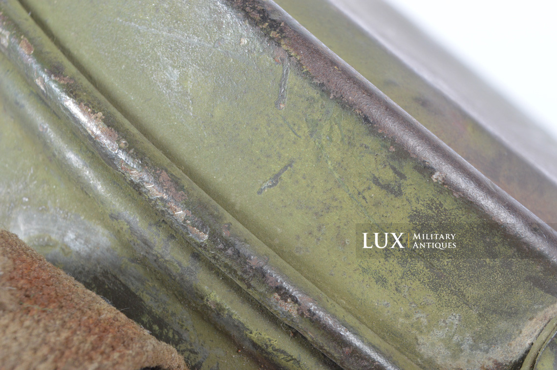 German two-tone camouflage gas mask canister set, « Gefr. Bopp » - photo 49