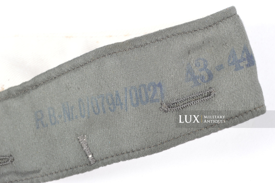 Unissued Heer/Waffen-SS field blouse collar liner, « RBNr » - photo 8