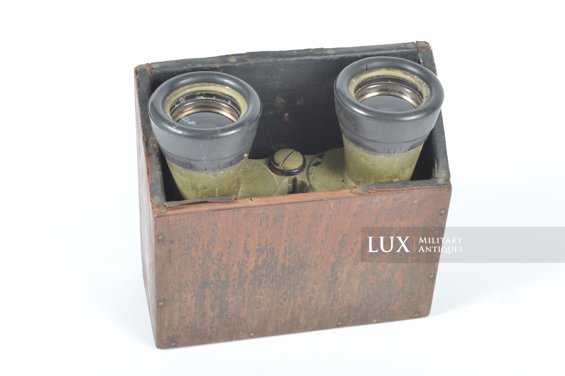 German 7x50 fixed focus armored binocular set, « captured grouping » - photo 8