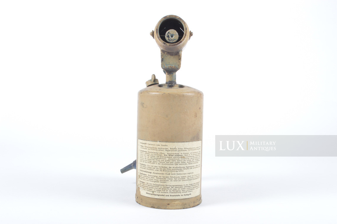 German late-war vehicle blow torch, « Heizlampe » - photo 7