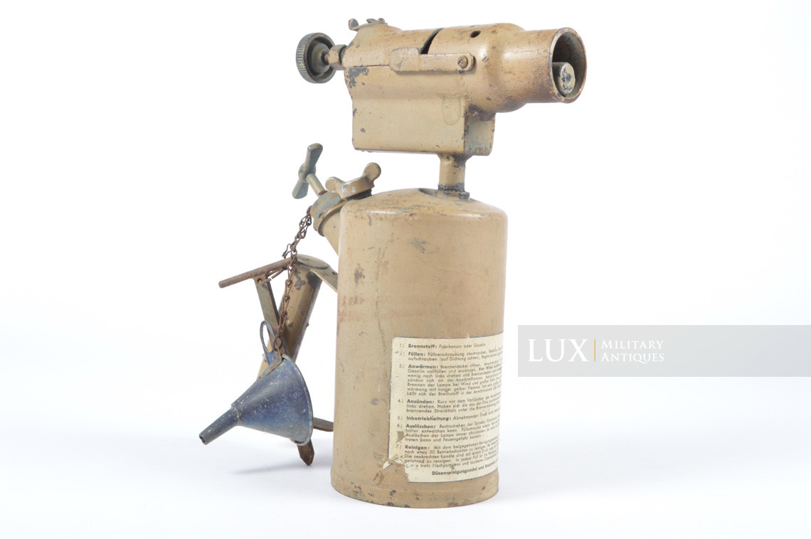 German late-war vehicle blow torch, « Heizlampe » - photo 8