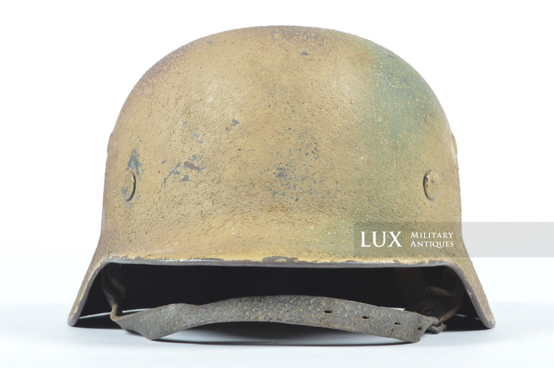 M35 Luftwaffe three tone « NORMANDY » sawdust textured camouflage combat helmet - photo 8