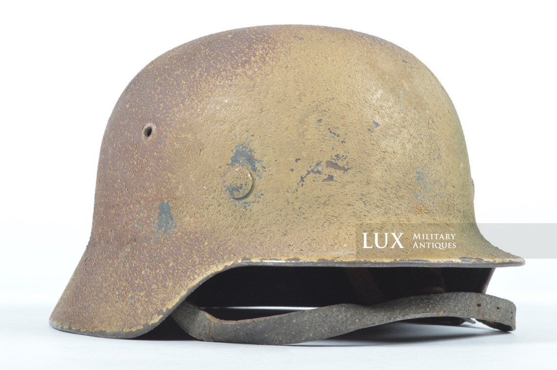 M35 Luftwaffe three tone « NORMANDY » sawdust textured camouflage combat helmet - photo 9