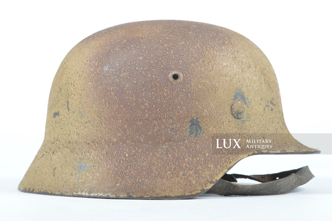 M35 Luftwaffe three tone « NORMANDY » sawdust textured camouflage combat helmet - photo 10