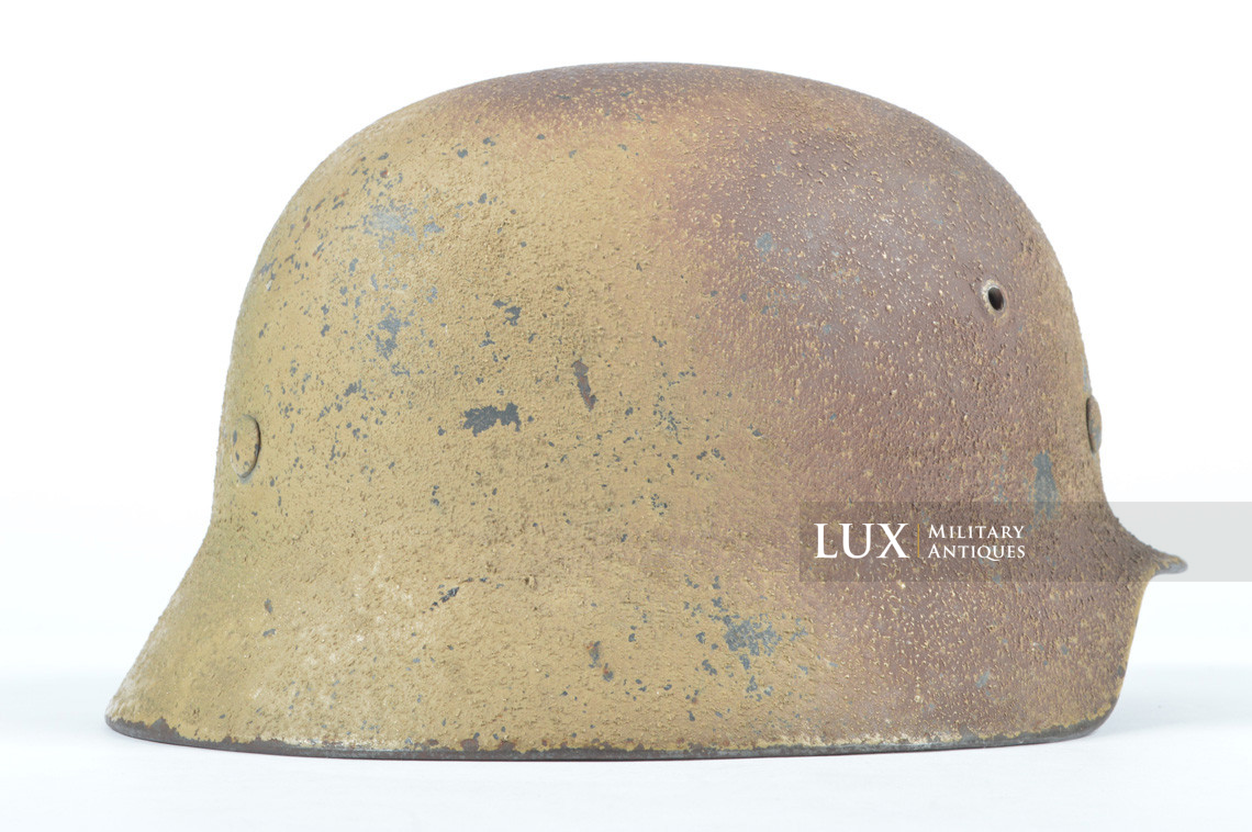 M35 Luftwaffe three tone « NORMANDY » sawdust textured camouflage combat helmet - photo 11