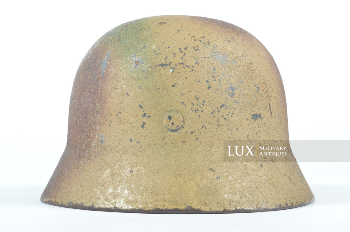 M35 Luftwaffe three tone « NORMANDY » sawdust textured camouflage combat helmet - photo 12