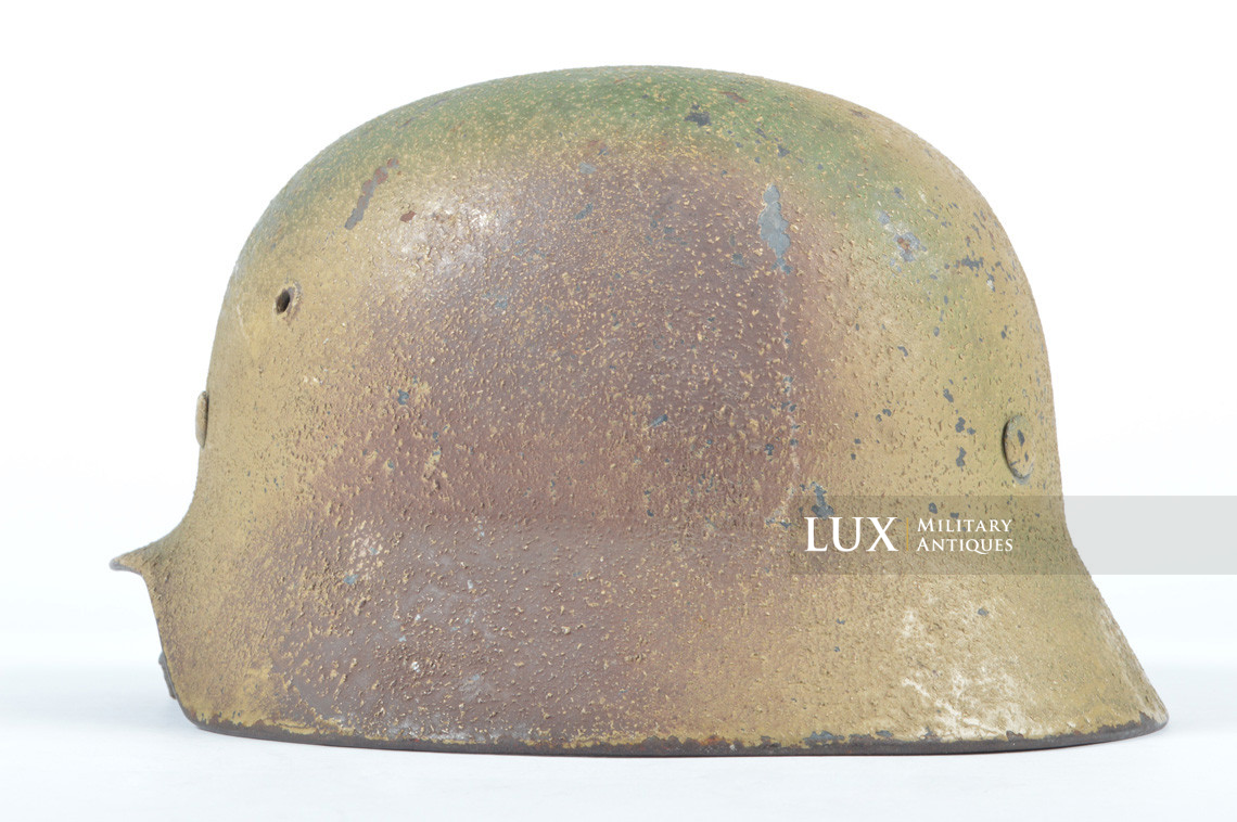 M35 Luftwaffe three tone « NORMANDY » sawdust textured camouflage combat helmet - photo 13