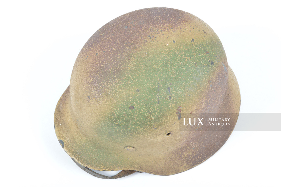 M35 Luftwaffe three tone « NORMANDY » sawdust textured camouflage combat helmet - photo 14