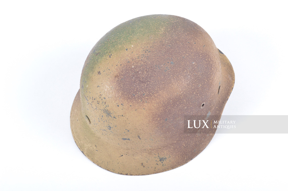 M35 Luftwaffe three tone « NORMANDY » sawdust textured camouflage combat helmet - photo 17