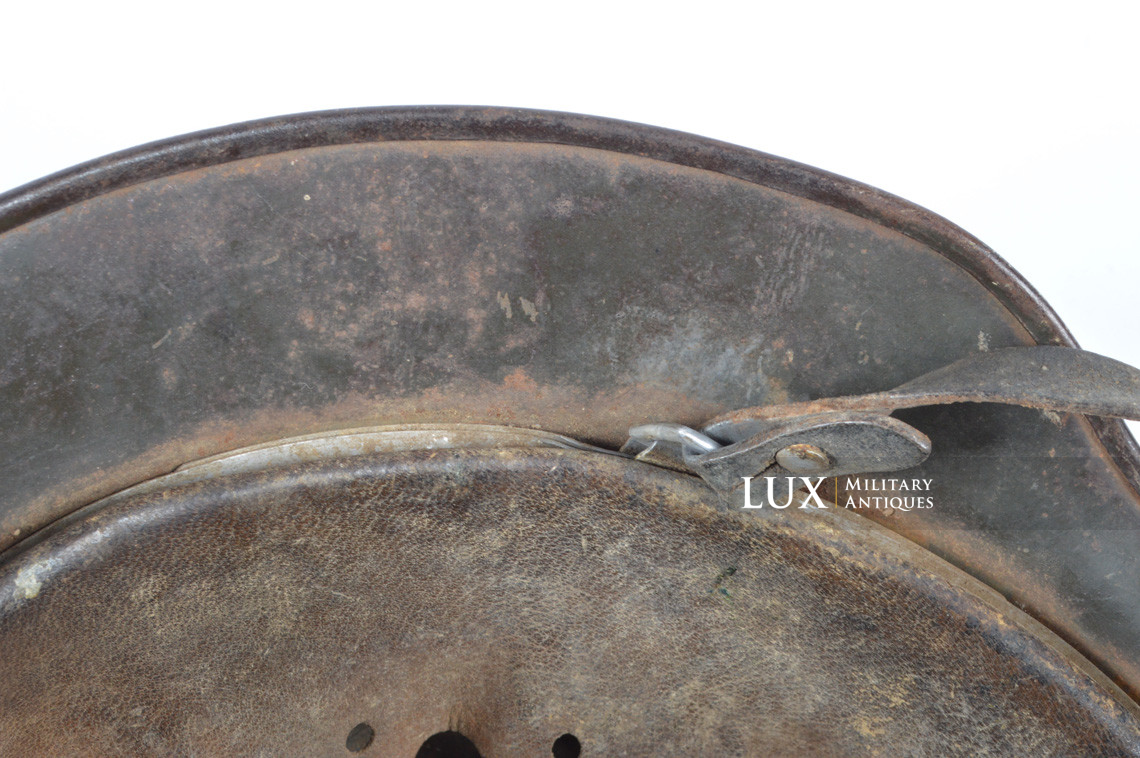 Rare casque M35 Heer camouflé hiver avec impact - photo 52