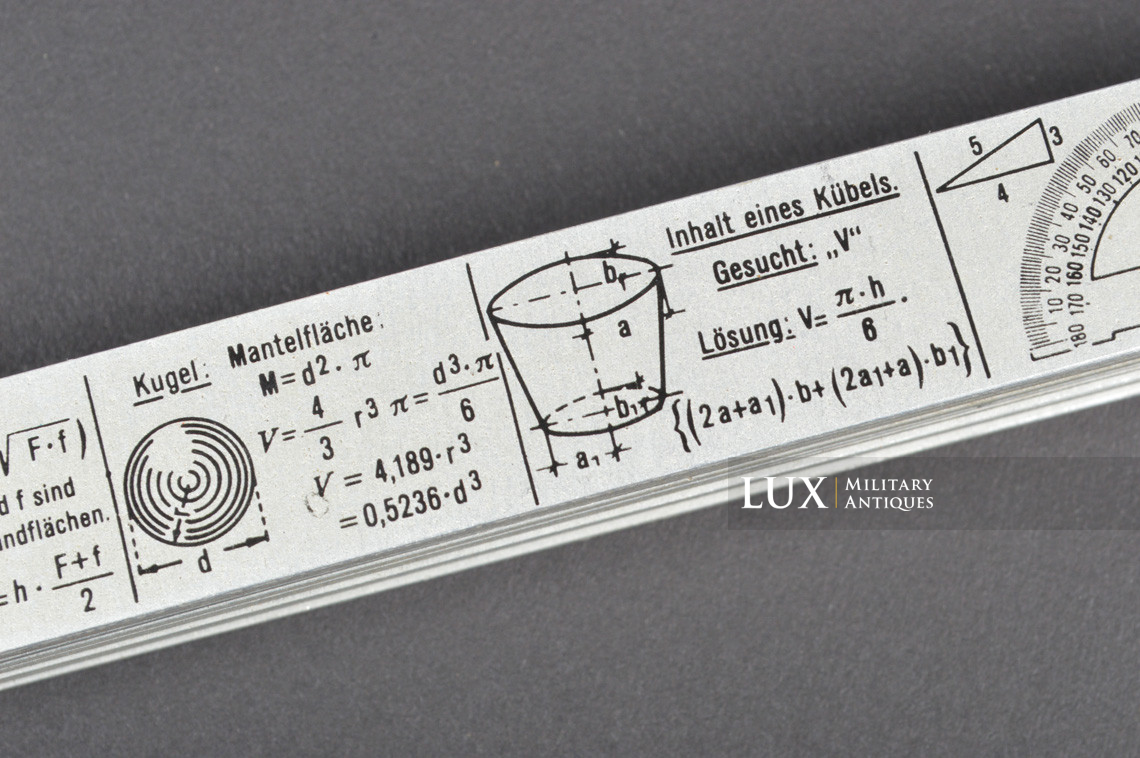 Rare unissued German combat engineer issued 2 meters folding ruler, « Frischhut’s -Pionier - Zweimeter » - photo 11