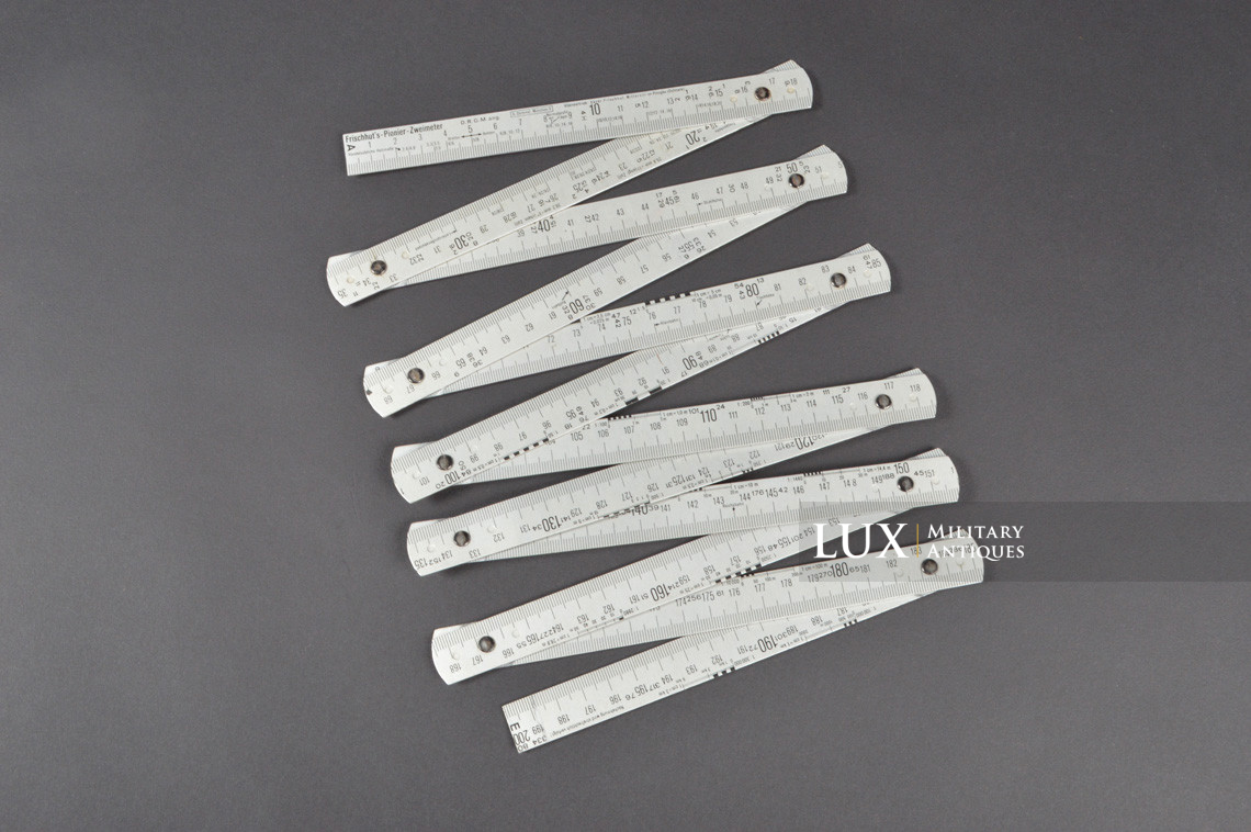Rare unissued German combat engineer issued 2 meters folding ruler, « Frischhut’s -Pionier - Zweimeter » - photo 13