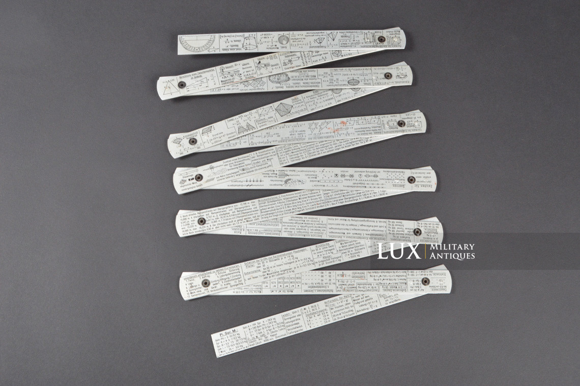 Rare unissued German combat engineer issued 2 meters folding ruler, « Frischhut’s -Pionier - Zweimeter » - photo 17